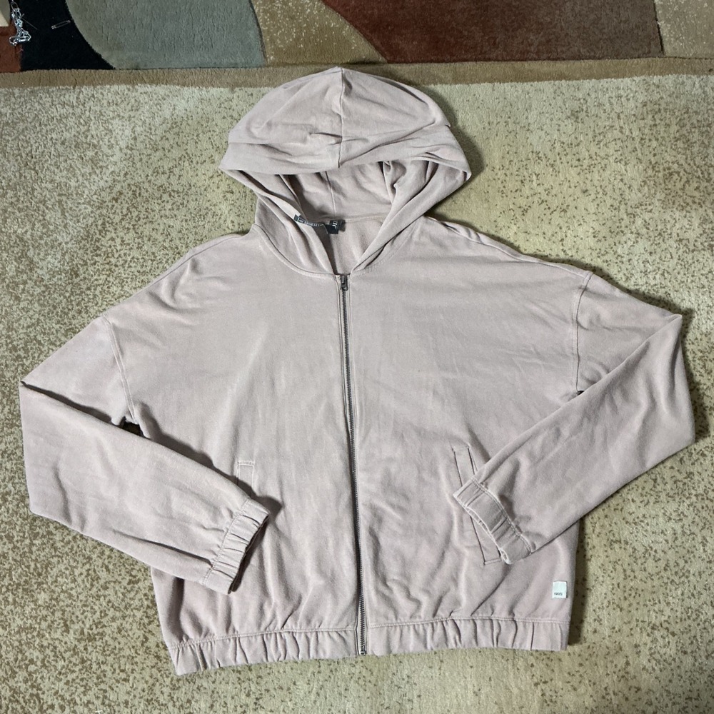 Vuori Laguna Full Zip Hoodie Mauve Pink Sweatshirt VW256 Womens S - Picture 2 of 6
